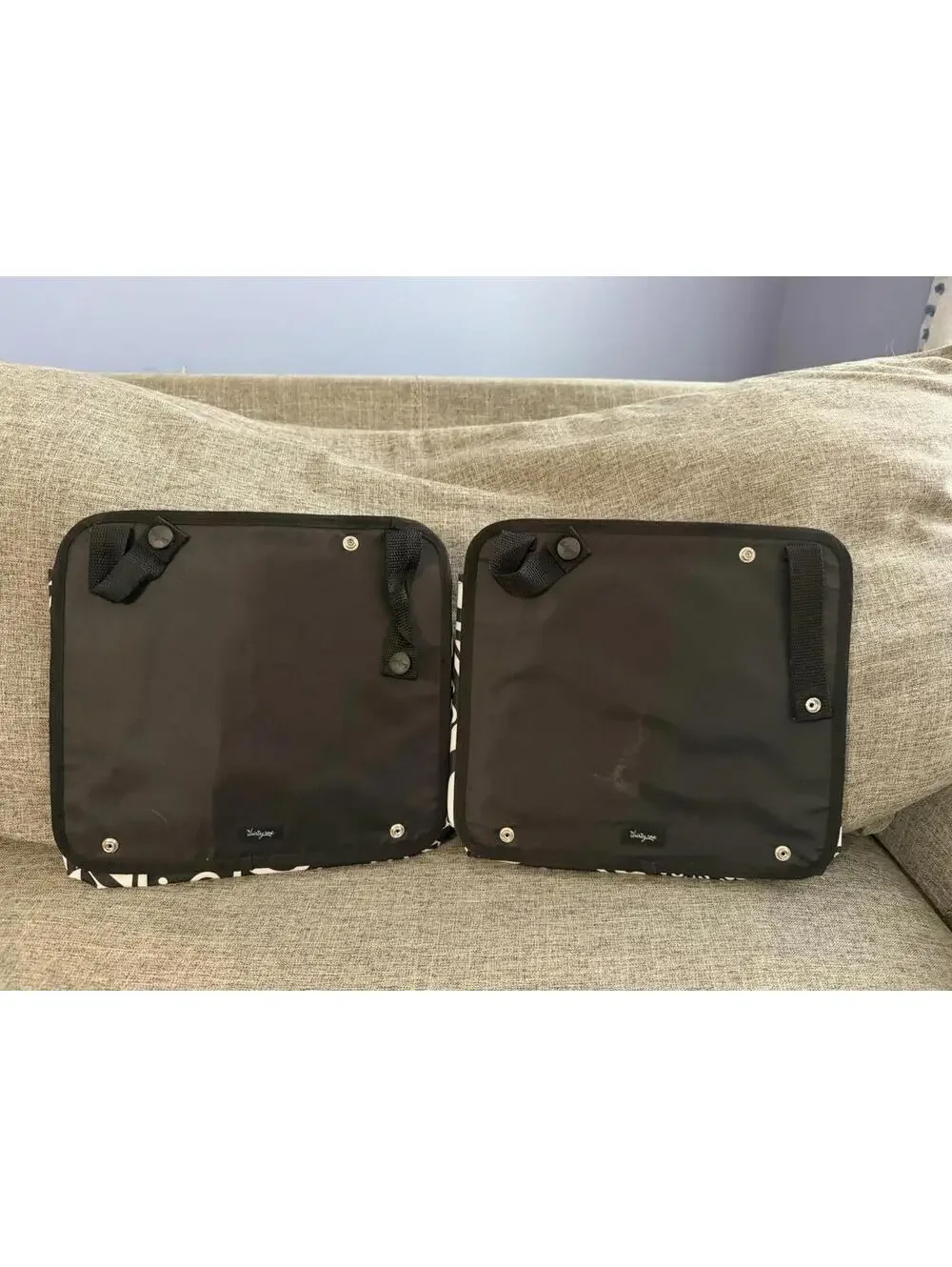 Thirty One Oh Snap Pocket Set Of 2 In Black Playful Parade